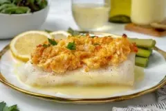 Baked Stuffed Cod (Seafood Stuffing) $75.95